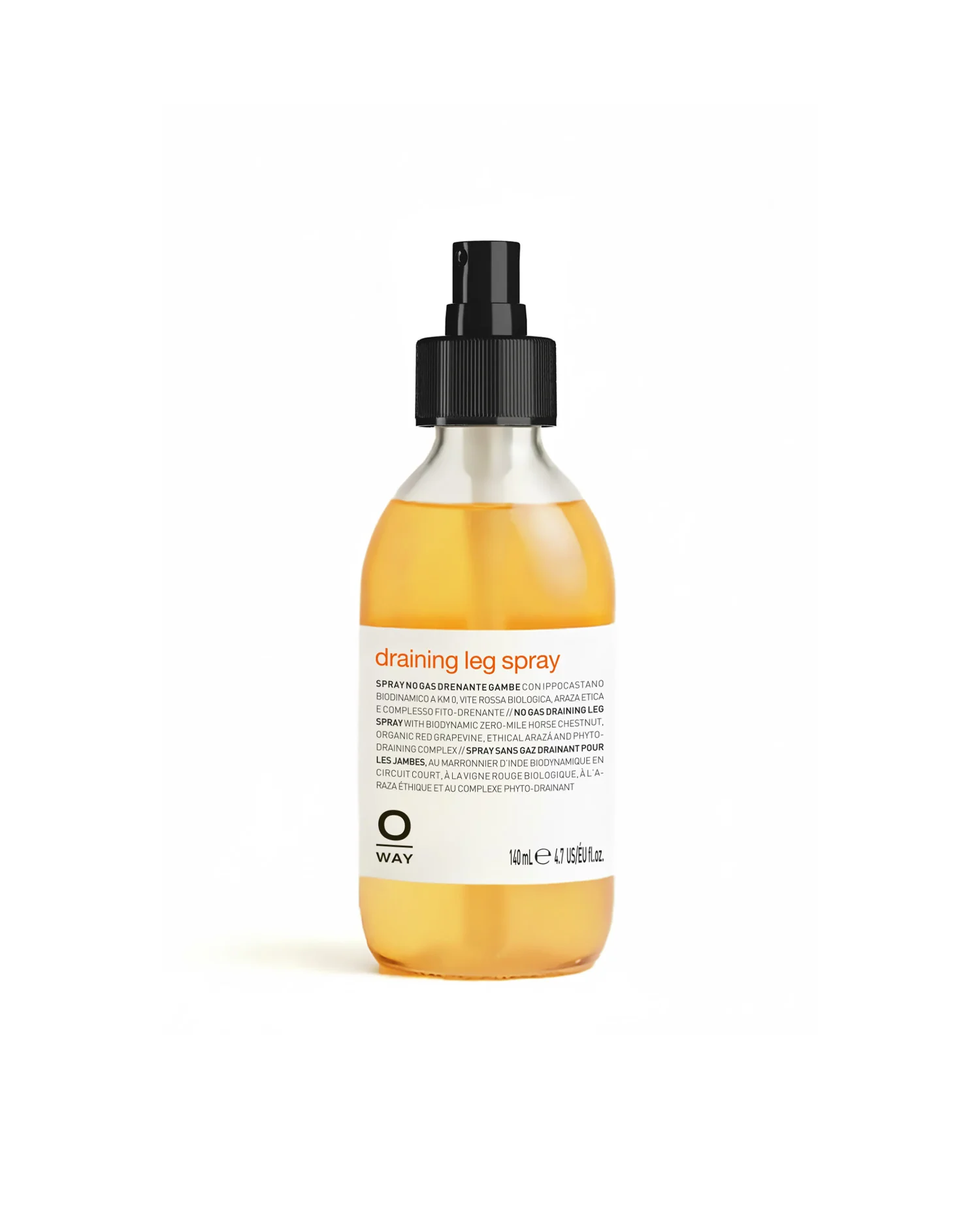 draining leg spray